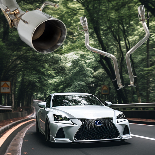 2014-2020 Lexus IS200T / IS250 / IS300 / IS350 Straight Through Axle Back Exhaust