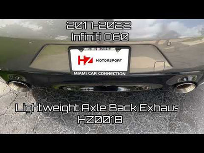 2017-2022 Infiniti Q60 Lightweight Axleback Exhaust