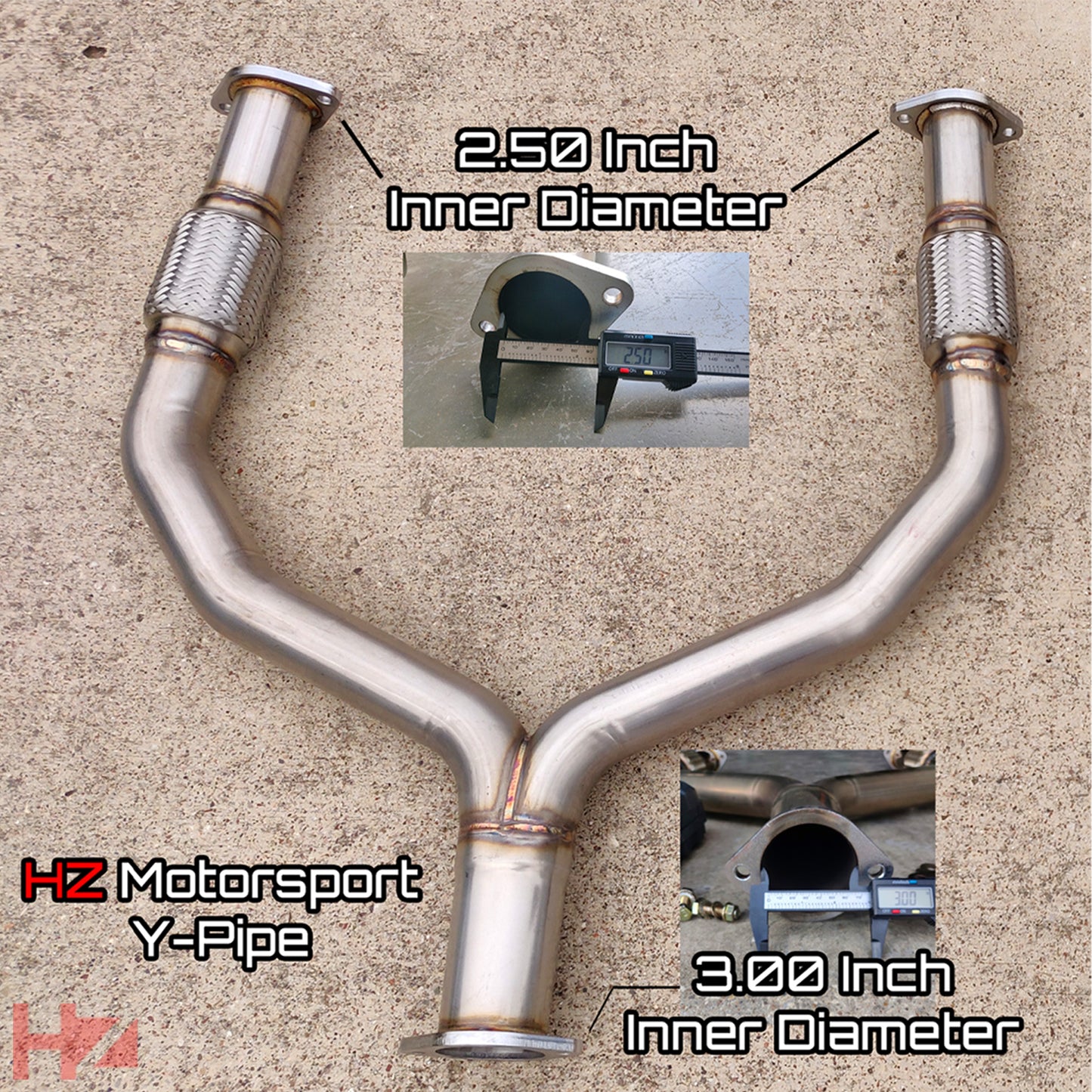 Improved Y-Pipe for G37 Q50 Q60 370z RWD AWD