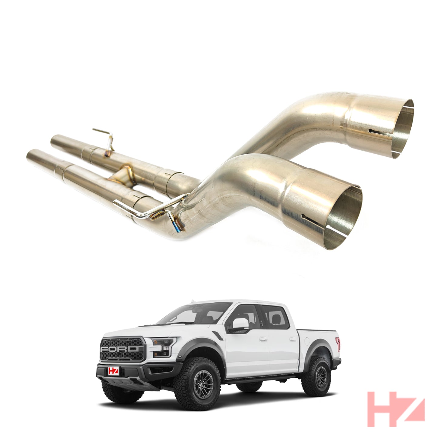 HZ Motorsport | 2017-2020 Ford F-150 Raptor 3.5L Ecoboost Performance H-Pipe