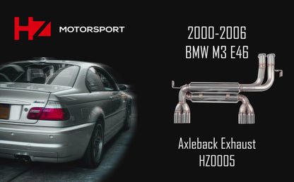 2000-2006 BMW M3 (e46) 3.2L Axleback Exhaust